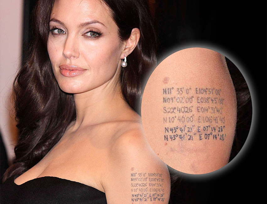 Tatoo Angelina Jolie