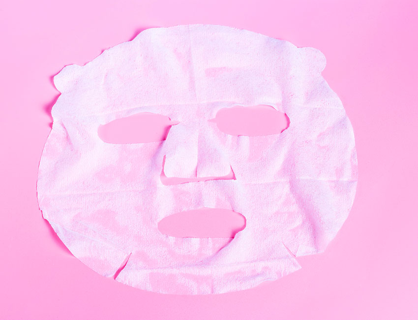Maschera viso in tessuto