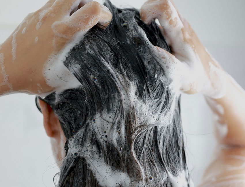 shampoo scrub