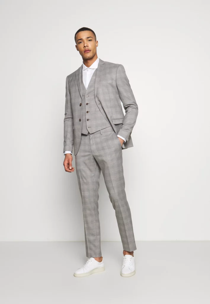 Isaac Dewhirst CHECK 3 PIECES SUIT - Completo